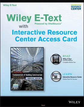 Allen |  Fundamentals of Building Construction, Sixth Edition: Wiley E-Text Card and Interactive Resource Center Access Card | Buch |  Sack Fachmedien