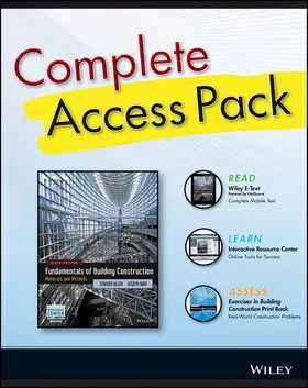 Allen |  Building Construction 6th Edition Complete Access Pack with Wiley E-Text, Construction Exercises 6th Edition, and Interactive Resource Center Access C | Buch |  Sack Fachmedien