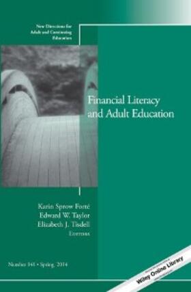 Forte / Taylor / Tisdell |  Financial Literacy and Adult Education | eBook | Sack Fachmedien