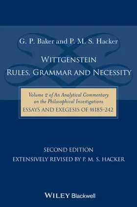 Baker / Hacker |  Wittgenstein 2e | Buch |  Sack Fachmedien