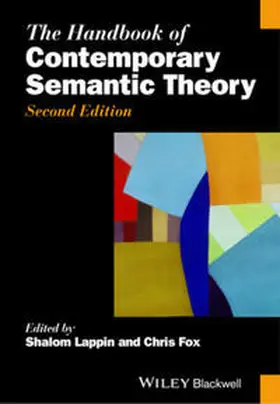 Lappin / Fox |  The Handbook of Contemporary Semantic Theory | eBook | Sack Fachmedien