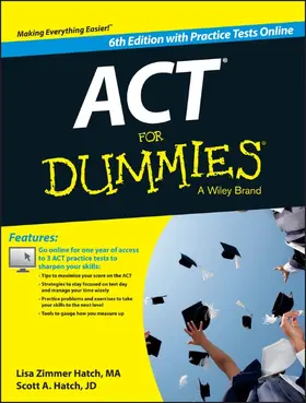 Hatch |  ACT For Dummies, with Online Practice Tests | Buch |  Sack Fachmedien