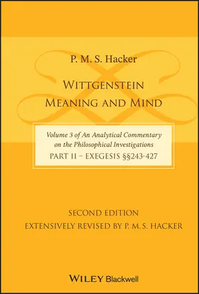 Hacker |  Wittgenstein | Buch |  Sack Fachmedien