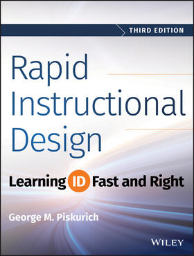 Piskurich |  Rapid Instructional Design | Buch |  Sack Fachmedien