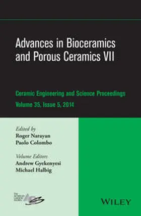 Brown / Bachrach / Gyekenyesi |  Advances in Bioceramics and Porous Ceramics VII, Volume 35, Issue 5 | eBook | Sack Fachmedien