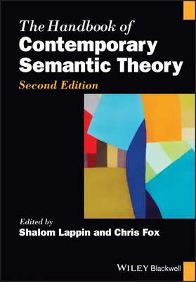 Lappin / Fox |  The Handbook of Contemporary Semantic Theory | Buch |  Sack Fachmedien