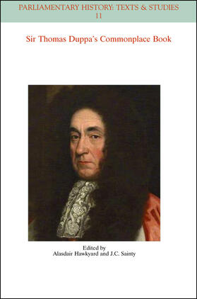 Hawkyard / Sainty |  The Commonplace Book of Sir Thomas Duppa | Buch |  Sack Fachmedien