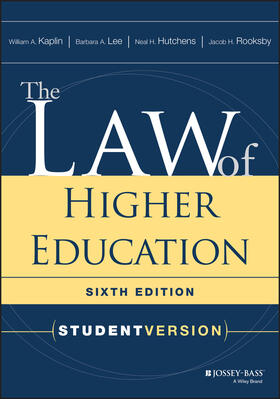 Kaplin / Lee / Hutchens |  The Law of Higher Education | Buch |  Sack Fachmedien