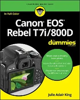 King |  Canon EOS Rebel T7i/800D For Dummies | eBook | Sack Fachmedien