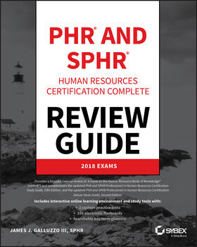 Galluzzo |  Phr and Sphr Professional in Human Resources Certification Complete Review Guide | Buch |  Sack Fachmedien