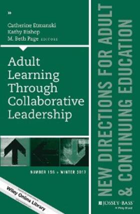 Etmanski / Bishop / Page |  Adult Learning Through Collaborative Leadership | eBook | Sack Fachmedien