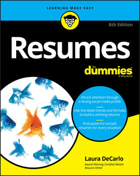 DeCarlo |  Resumes for Dummies | Buch |  Sack Fachmedien