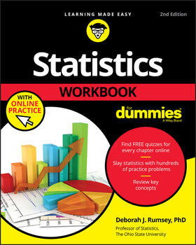 Rumsey |  Statistics Workbook For Dummies with Online Practice | Buch |  Sack Fachmedien