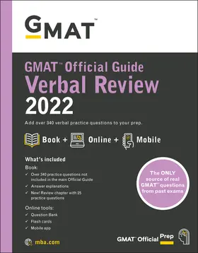  GMAT Official Guide Verbal Review 2022 | Buch |  Sack Fachmedien