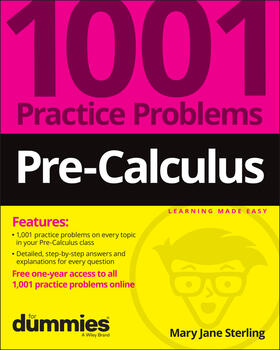 Sterling |  Pre-Calculus: 1001 Practice Problems For Dummies (+ Free Online Practice) | Buch |  Sack Fachmedien