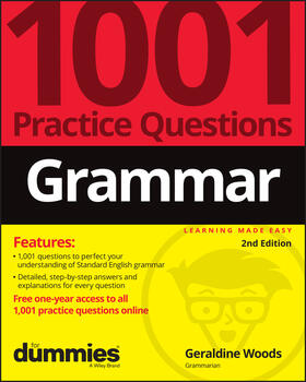 Woods |  Grammar: 1001 Practice Questions For Dummies (+ Free Online Practice) | Buch |  Sack Fachmedien