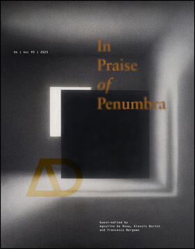 De Rosa / Bortot / Bergamo |  In Praise of Penumbra | Buch |  Sack Fachmedien