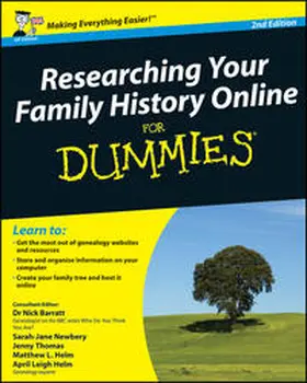 Barratt / Newbery / Thomas |  Researching Your Family History Online For Dummies, 2nd UK Edition | eBook | Sack Fachmedien