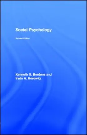 Bordens / Horowitz |  Social Psychology | eBook | Sack Fachmedien