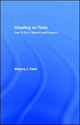 Cizek |  Cheating on Tests | eBook | Sack Fachmedien