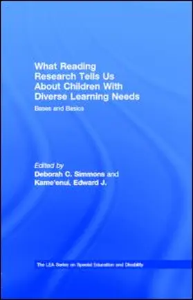 Simmons / Kameenui |  What Reading Research Tells Us About Children With Diverse Learning Needs | eBook | Sack Fachmedien