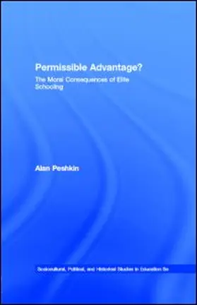 Peshkin |  Permissible Advantage? | eBook | Sack Fachmedien