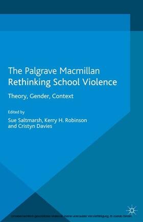 Saltmarsh / Robinson / Davies |  Rethinking School Violence | eBook | Sack Fachmedien
