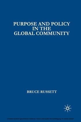 Russett |  Purpose and Policy in the Global Community | eBook | Sack Fachmedien