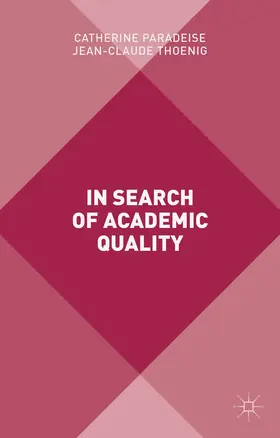 Paradeise |  In Search of Academic Quality | Buch |  Sack Fachmedien