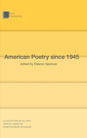 Spencer-Regan |  American Poetry Since 1945 | Buch |  Sack Fachmedien