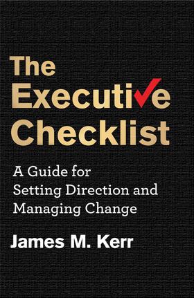 Kerr |  The Executive Checklist | Buch |  Sack Fachmedien