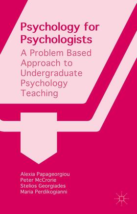 Georgiades / Papageorgiou / Perdikogianni |  Psychology for Psychologists | Buch |  Sack Fachmedien