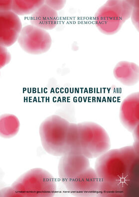 Mattei |  Public Accountability and Health Care Governance | eBook | Sack Fachmedien