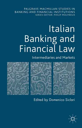 Siclari | Italian Banking and Financial Law: Intermediaries and Markets | E-Book | sack.de