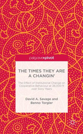 Savage / Torgler |  The Times They Are a Changin' | Buch |  Sack Fachmedien