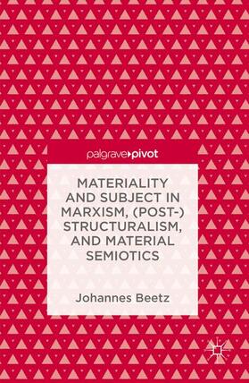 Beetz |  Materiality and Subject in Marxism, (Post-)Structuralism, and Material Semiotics | Buch |  Sack Fachmedien