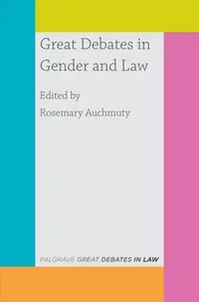 Auchmuty |  Great Debates in Gender and Law | eBook | Sack Fachmedien