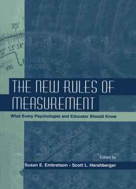 Embretson / Hershberger |  The New Rules of Measurement | Buch |  Sack Fachmedien