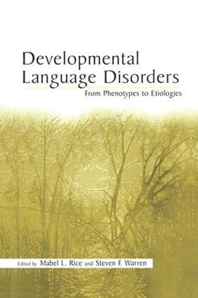 Rice / Warren |  Developmental Language Disorders | Buch |  Sack Fachmedien