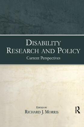 Morris |  Disability Research and Policy | Buch |  Sack Fachmedien