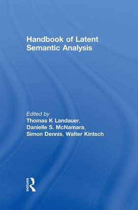 Landauer / McNamara / Dennis |  Handbook of Latent Semantic Analysis | Buch |  Sack Fachmedien