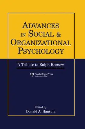 Hantula |  Advances in Social and Organizational Psychology | Buch |  Sack Fachmedien