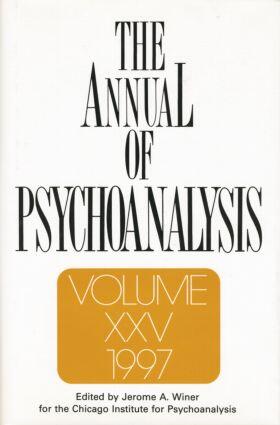 Winer |  The Annual of Psychoanalysis, V. 25 | Buch |  Sack Fachmedien