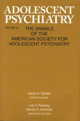 Esman |  Adolescent Psychiatry, V. 23 | Buch |  Sack Fachmedien