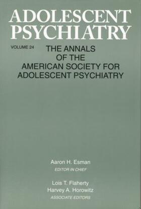 Esman |  Adolescent Psychiatry, V. 24 | Buch |  Sack Fachmedien