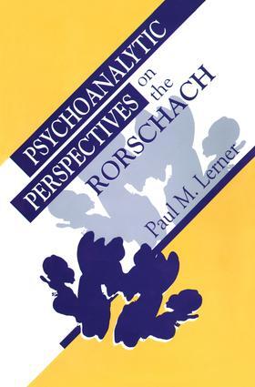Lerner |  Psychoanalytic Perspectives on the Rorschach | Buch |  Sack Fachmedien