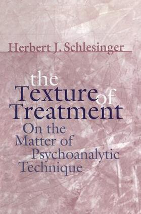 Schlesinger |  The Texture of Treatment | Buch |  Sack Fachmedien