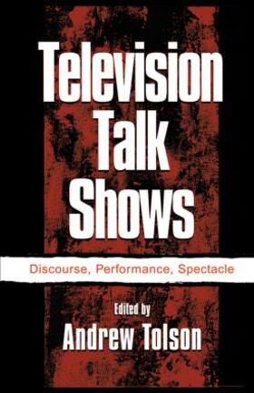 Tolson |  Television Talk Shows | Buch |  Sack Fachmedien