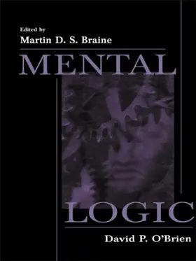 Braine / O'Brien |  Mental Logic | Buch |  Sack Fachmedien