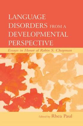 Paul |  Language Disorders From a Developmental Perspective | Buch |  Sack Fachmedien